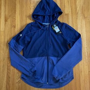 NWT Under Armour Womens Squad Woven Jacket Small
